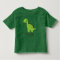 Personalizable Cute Green Dinosaur