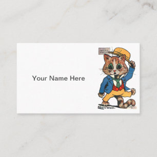 Personalizable Funny Cat Business Card