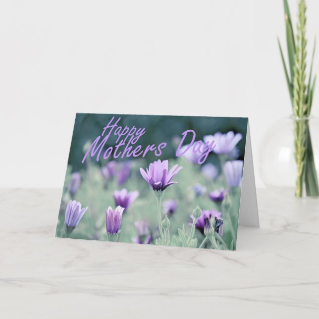 Personalizable "Happy Mothers Day" Card (Front)