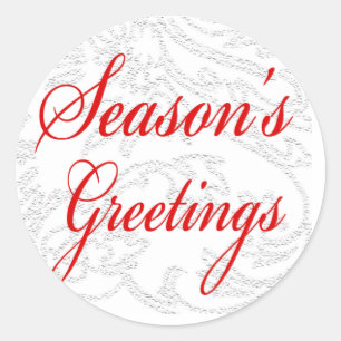 Personalizable Holiday Seals