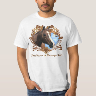 Personalizable Horse Graphic T-Shirt
