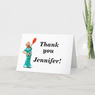 Personalizable Humourous Nurses Thank You Card