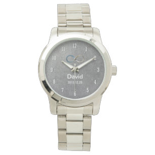Personalizable Infinity   Nerd Hand Watch