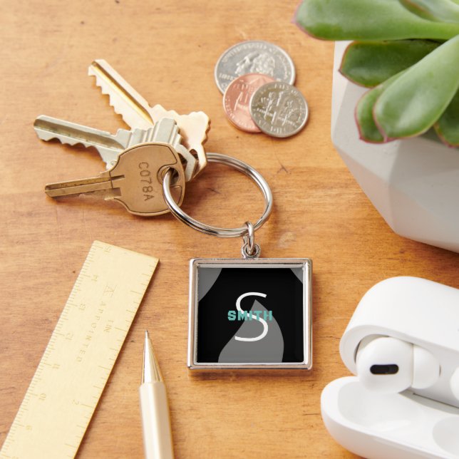 Personalizable Keychain - Silver HAMbWG (Desk)