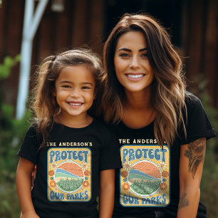 Personalizable name protect our national parks T-Shirt