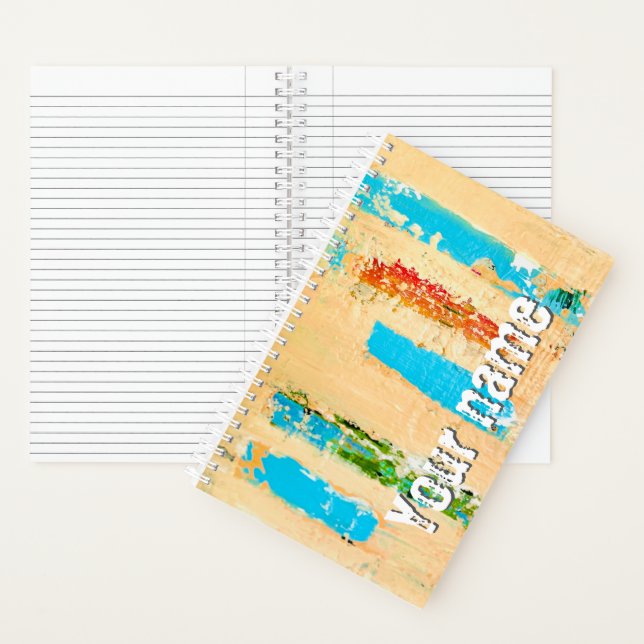 Personalizable notebook with original art (Inside)