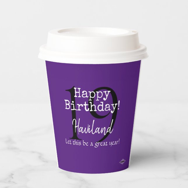 Personalizable Paper Cups HAMbyWG (Front)