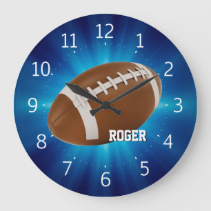 Personalizable Rugby Wall Clock