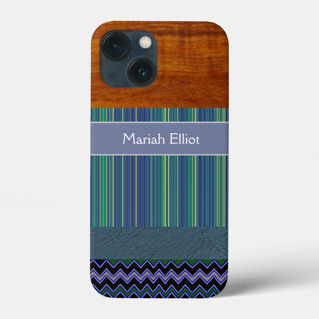 personalizable stripes collage Case-Mate iPhone case (Back)