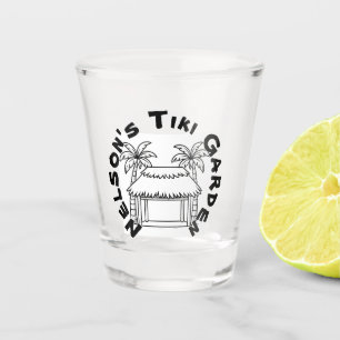 Personalizable Tiki Hut Shot Glass