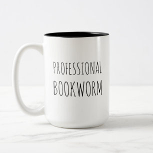 Personalizable Two Sided Mug Professional Bookworm