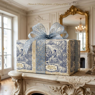 Personalizable Vintage Mother's Day Wrapping Paper