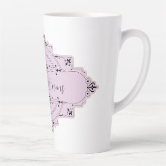 Personalizable wedding bride latte coffee mug