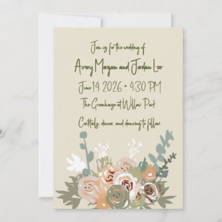 Personalizable Wedding Invitation