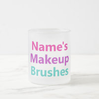 Personalizable Your Name Makeup Brushes Holder