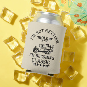 Personalizd eighty vintage 80th birthday party can cooler