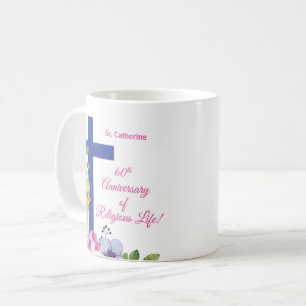 Personalize, 60th Anniversary Nun Religious Life Coffee Mug