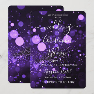 PERSONALIZE: Bokeh Blizzard Custom Invitation
