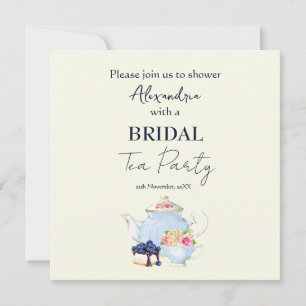 Personalize Bridal Shower Tea Party Save The Date