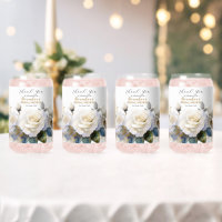 Personalize Bridal Shower White Roses