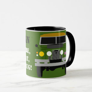 Personalize British Army Veteran Land Rover mug