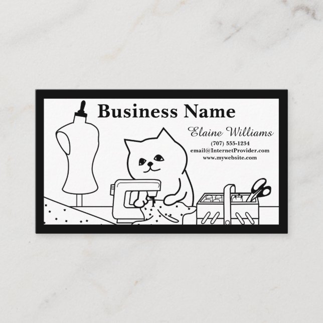 Personalize Business Cards for your Craft Business (Front)