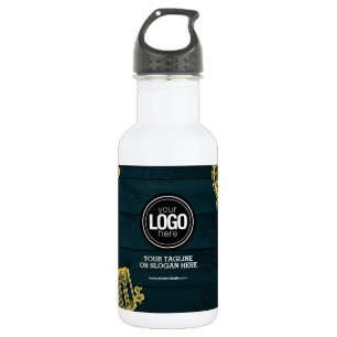 Personalize Business Dark Green Brewery Theme 532 Ml Water Bottle