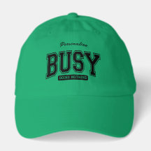 Personalize Busy Doing Nothing Truckers Hat