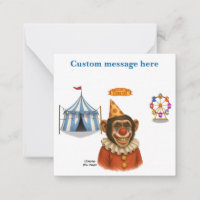Personalize: Chester the chimp clown