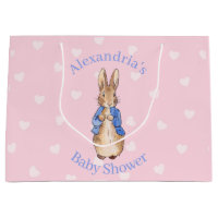 Personalize Classic rabbit baby shower