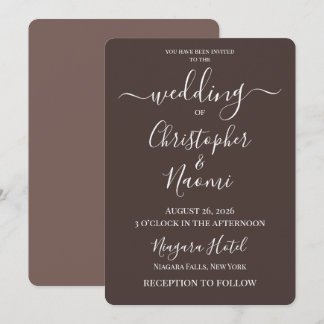 PERSONALIZE - Create Your Own Customised Wedding Invitation