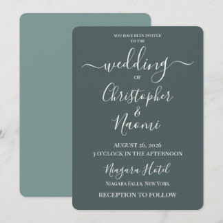 PERSONALIZE - Create Your Own Customised Wedding Invitation