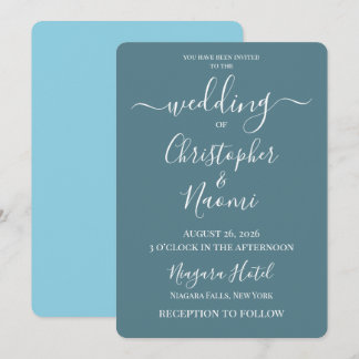 PERSONALIZE - Create Your Own Customised Wedding Invitation