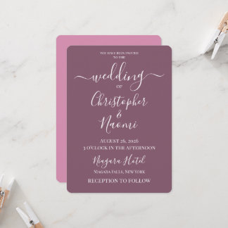 PERSONALIZE - Create Your Own Customised Wedding Invitation
