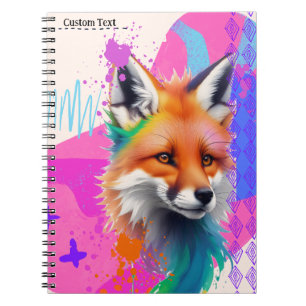 PERSONALIZE: Cute Fox   Notebook Journal
