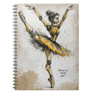 PERSONALIZE: Dancing Girl Notebook
