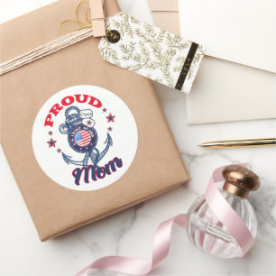 Personalize Dog Tag Proud U.S. Coast Guard Mom