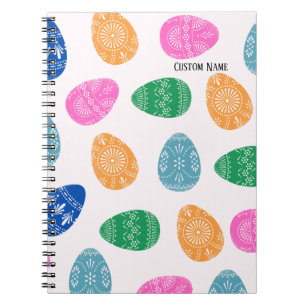PERSONALIZE: Easter Eggs Notebook Journal