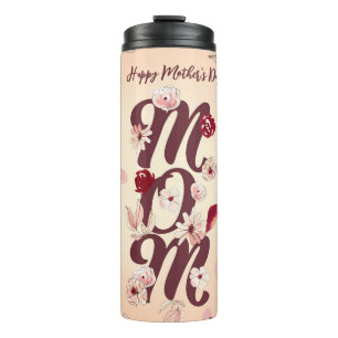 Personalize Happy Mother's Day Mom Thermal Tumbler