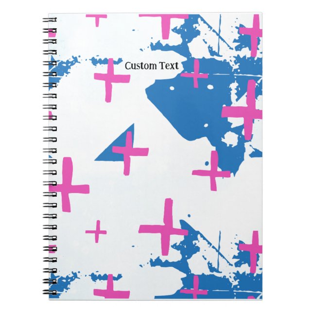 PERSONALIZE: Modern Cross Notebook Journal (Front)
