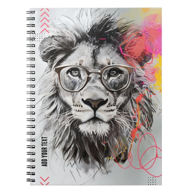 PERSONALIZE: Mr. Theo Roar | Notebook Journal (Front)