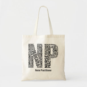 Personalize Name Nurse Practitioner NP Tote Bag