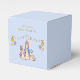 Personalize Peter rabbit 1st Birthday Favour Box