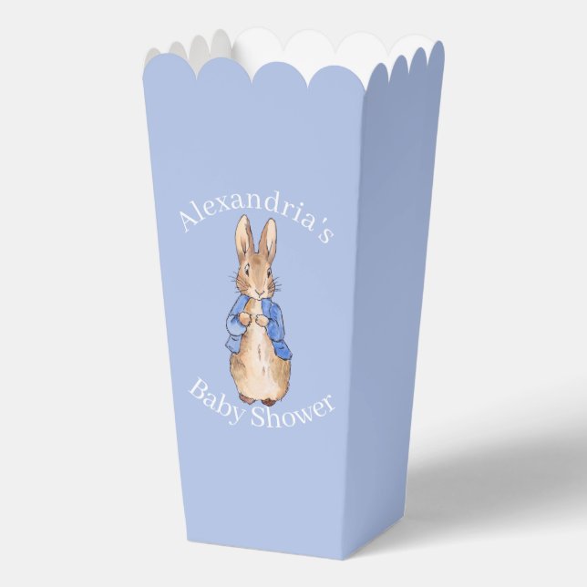 Personalize Peter the rabbit Baby Shower Favour Box (Front)