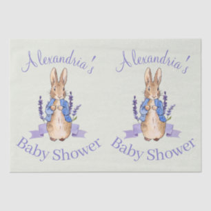 Personalize Peter the Rabbit Baby shower Tissue Paper