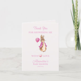 Personalize Peter the rabbit Photo Thank you