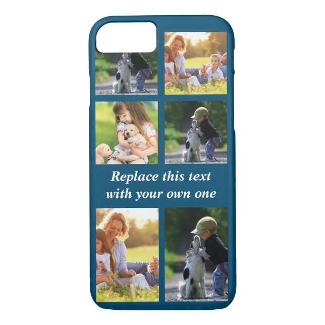 Personalize photo collage and text Case-Mate iPhon Case-Mate iPhone Case (Back)