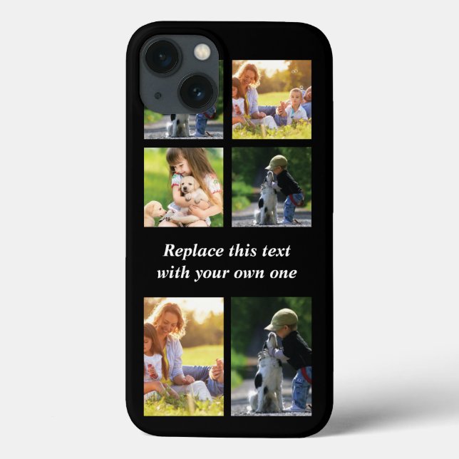 Personalize photo collage and text Case-Mate iPhon Case-Mate iPhone Case (Back)