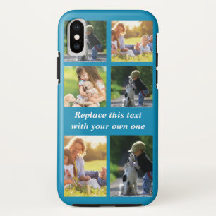 Personalize photo collage and text Case-Mate iPhon iPhone X Case