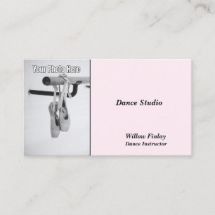 Personalize Photo Dance Studio Business Cards
